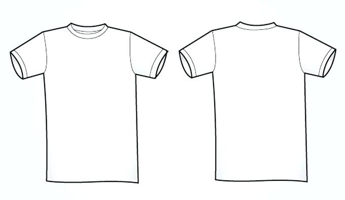 T Shirt Vector Front And Back at Vectorified.com | Collection of T ...