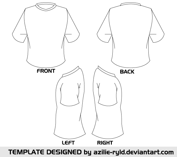 600x530 Blank Tshirt Template Vector Front And Back Education T Shirt