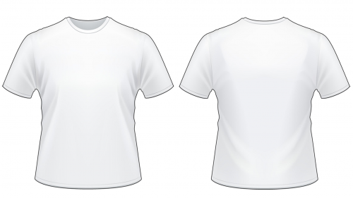 500x281 Blank Tshirt Template Worksheet In Png Pola Baju T Shirt