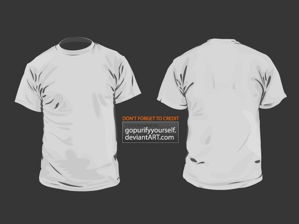 Download T Shirt Vector Template Illustrator at Vectorified.com ...