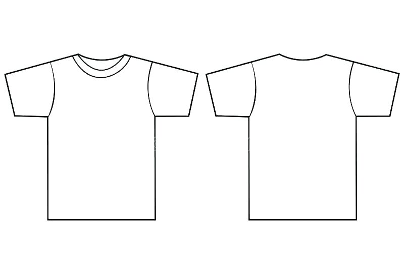 Download T Shirt Vector Template Illustrator at Vectorified.com | Collection of T Shirt Vector Template ...