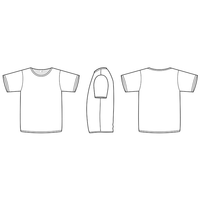 Download T Shirt Vector Template Illustrator at Vectorified.com ...