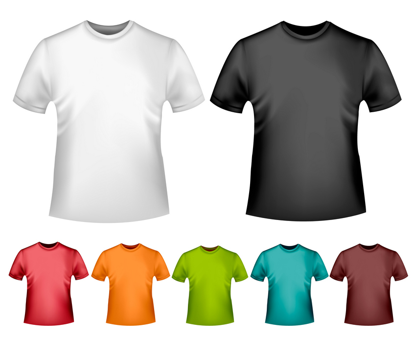 T Shirt Vector Template Illustrator at Collection of