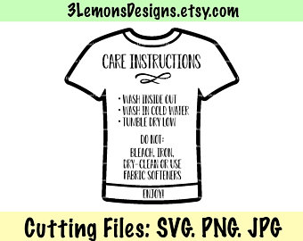Download T Shirt Washing Instructions Vector at Vectorified.com | Collection of T Shirt Washing ...
