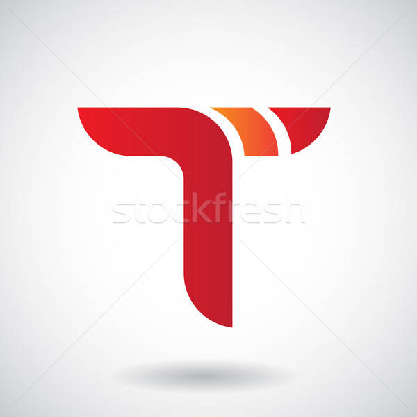 600x600 Logo Shape And Icon Of Letter T, Vector Illustration Vector