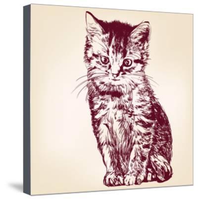 400x401 Cat Vector Illustration Prints