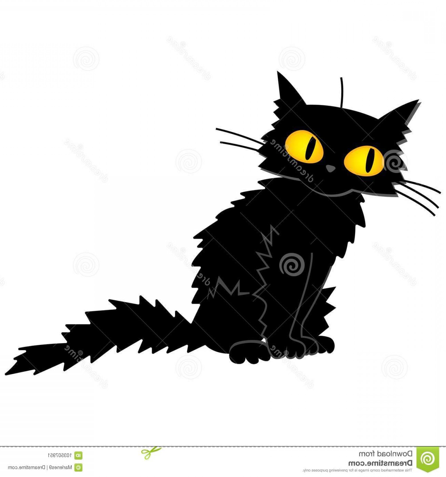1560x1668 Vector Halloween Black Cat Black Cat Vector Illustration Vector