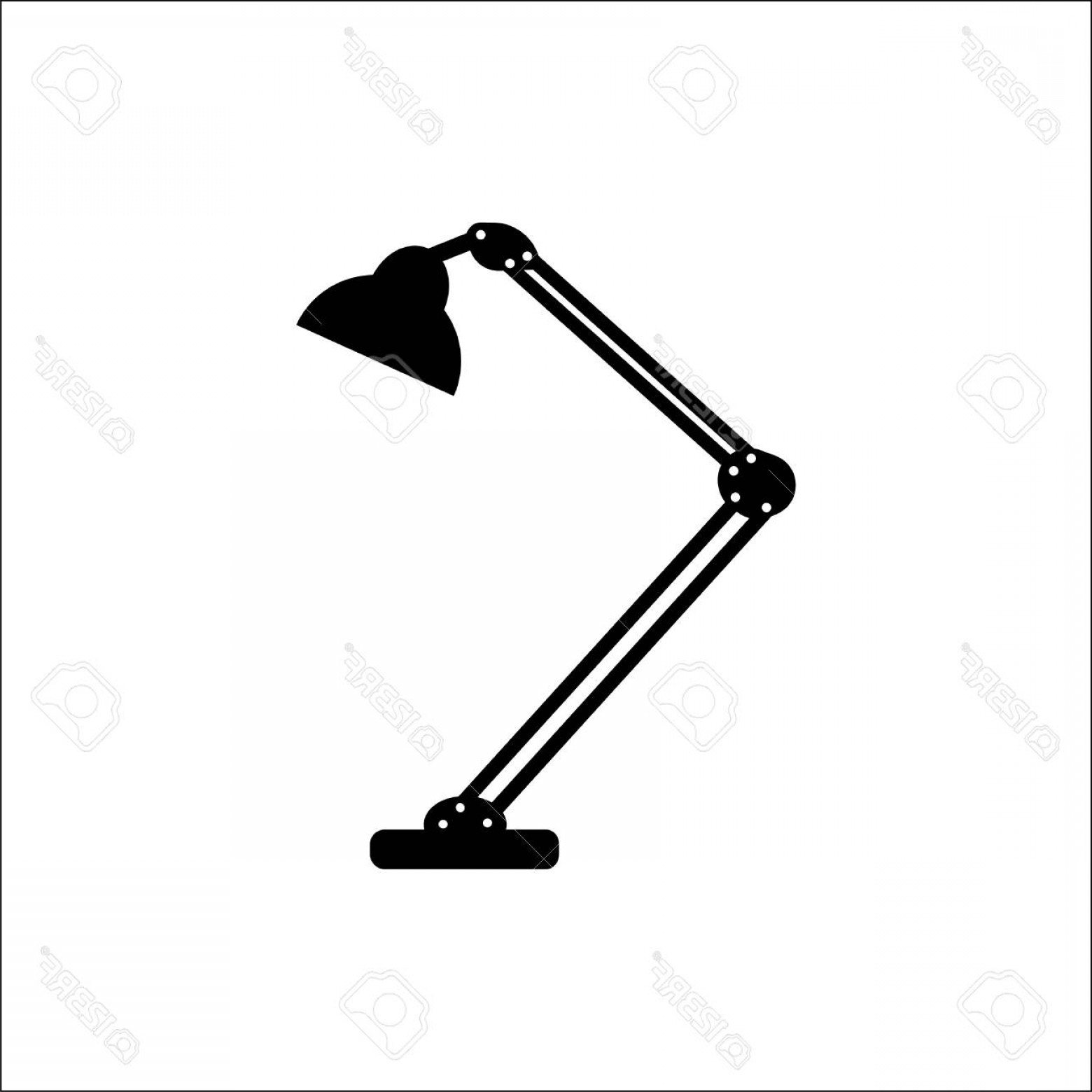 1560x1560 Photostock Vector Table Lamp Modern Desk Lamp Vector Icon Soidergi