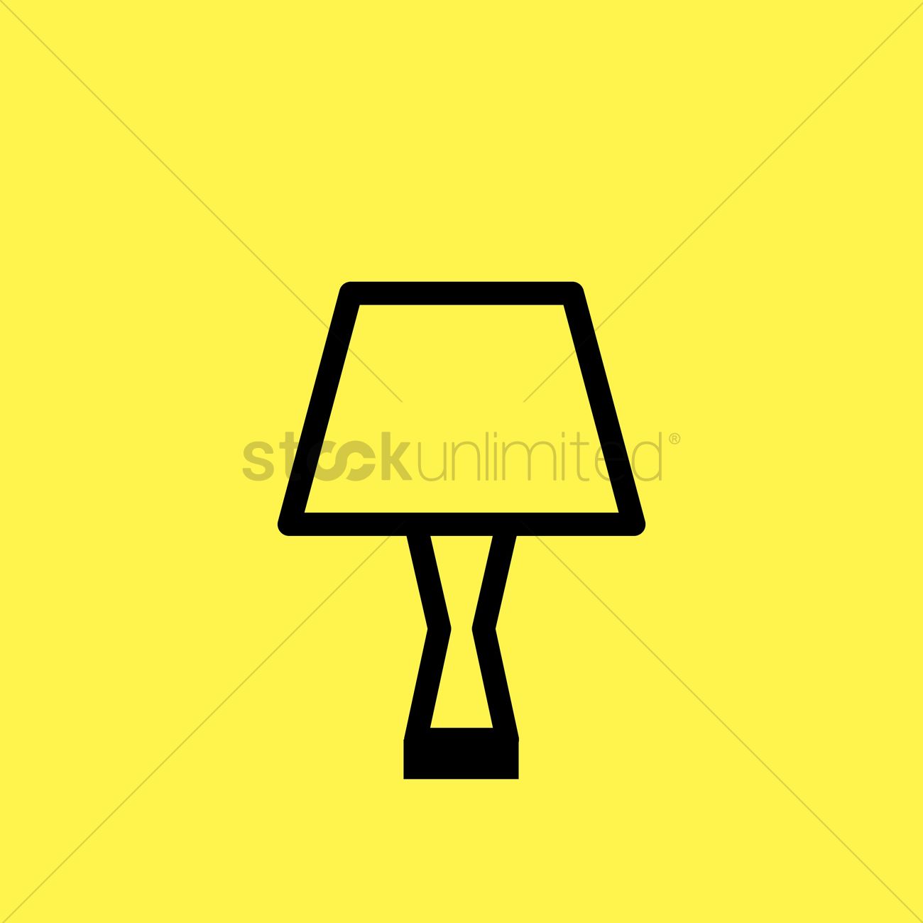 1300x1300 Table Lamp Vector Image