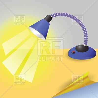 400x400 Table Lamp Vector Image Of Objects Rfclipart