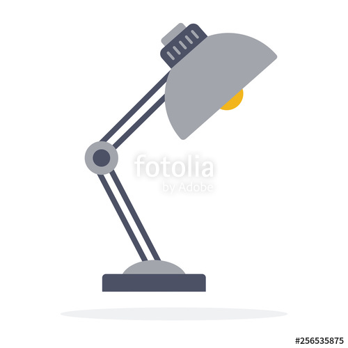 500x500 Table Lamp Vector Flat Isolated Stock Image And Royalty Free