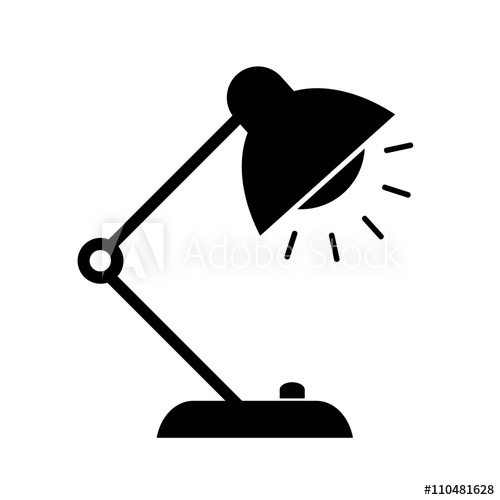 500x500 Table Lamp Vector Icon