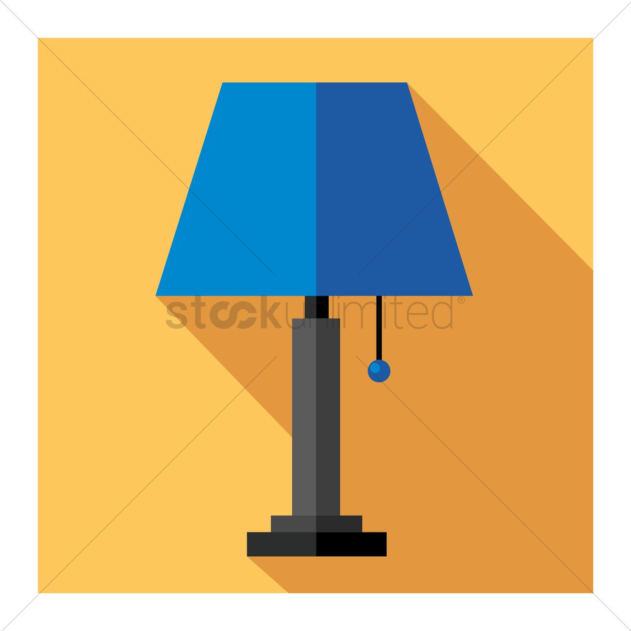1300x1300 Free Table Lamp Vector Image