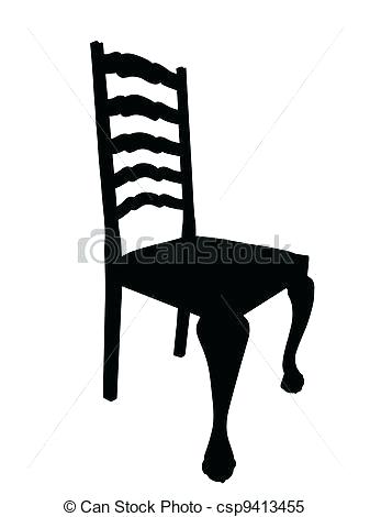 Isolation Chair Antique Dining Table Silhouette Sound Vector 337x470 Isolation Chair Antique Dining Table Silhouette Sound Vector