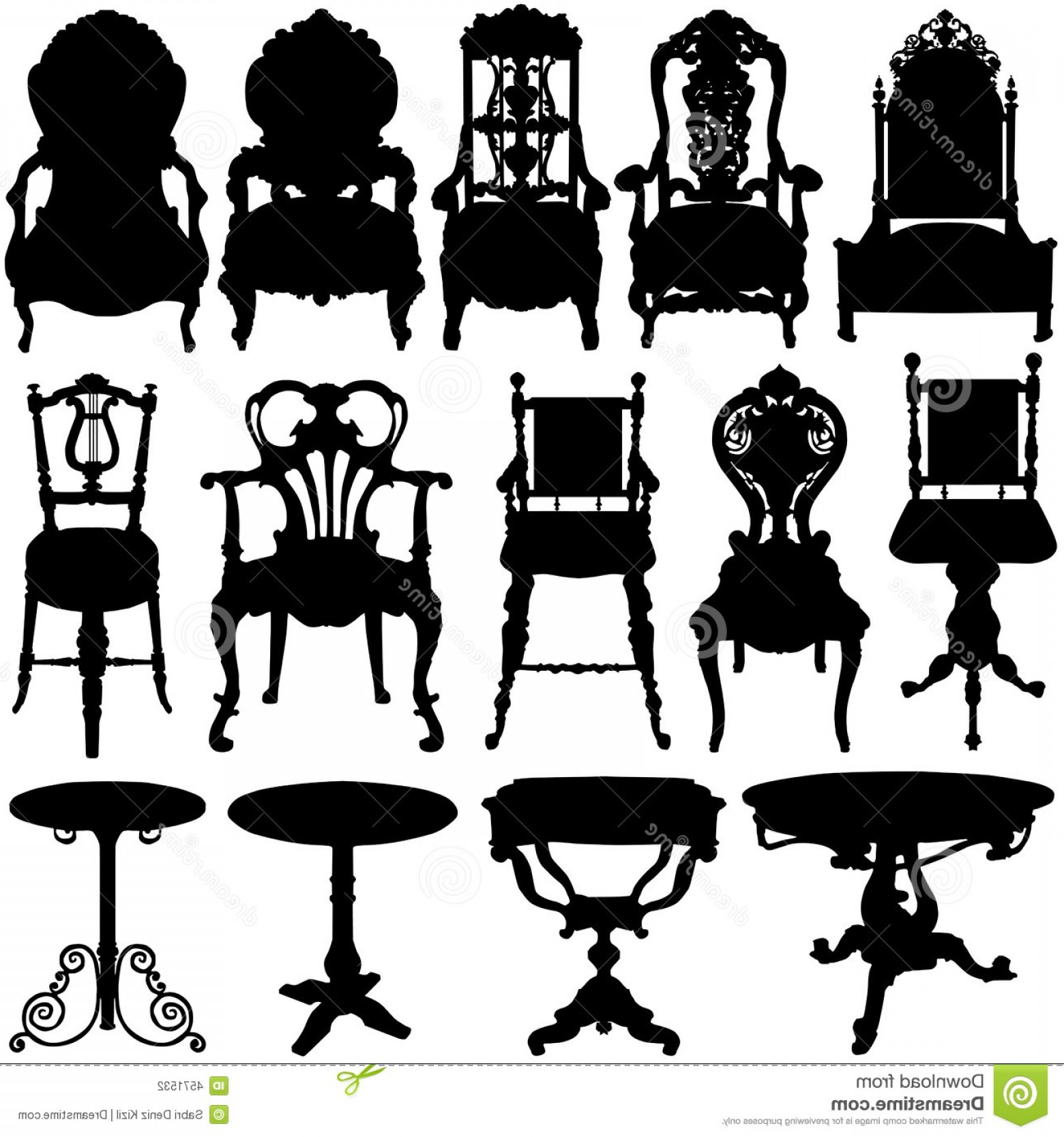 Stock Photography Antique Chair Table Vector Image Cqrecords 1560x1668 Stock Photography Antique Chair Table Vector Image Cqrecords