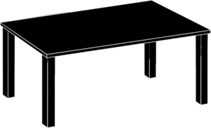 Black Table Clip Art 300x183 Black Table Clip Art