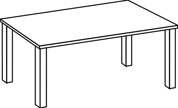 Table Line Art Free Vector In Open Office Drawing 600x365 Table Line Art Free Vector In Open Office Drawing