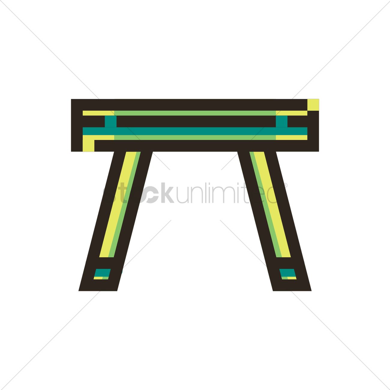Table Vector Image 1300x1300 Table Vector Image