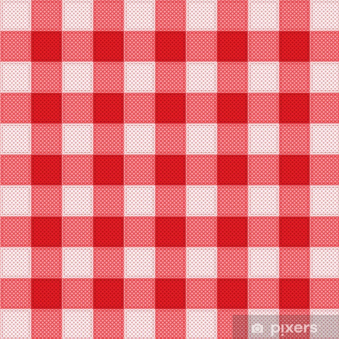 700x700 Pattern Picnic Tablecloth Vector Wall Mural