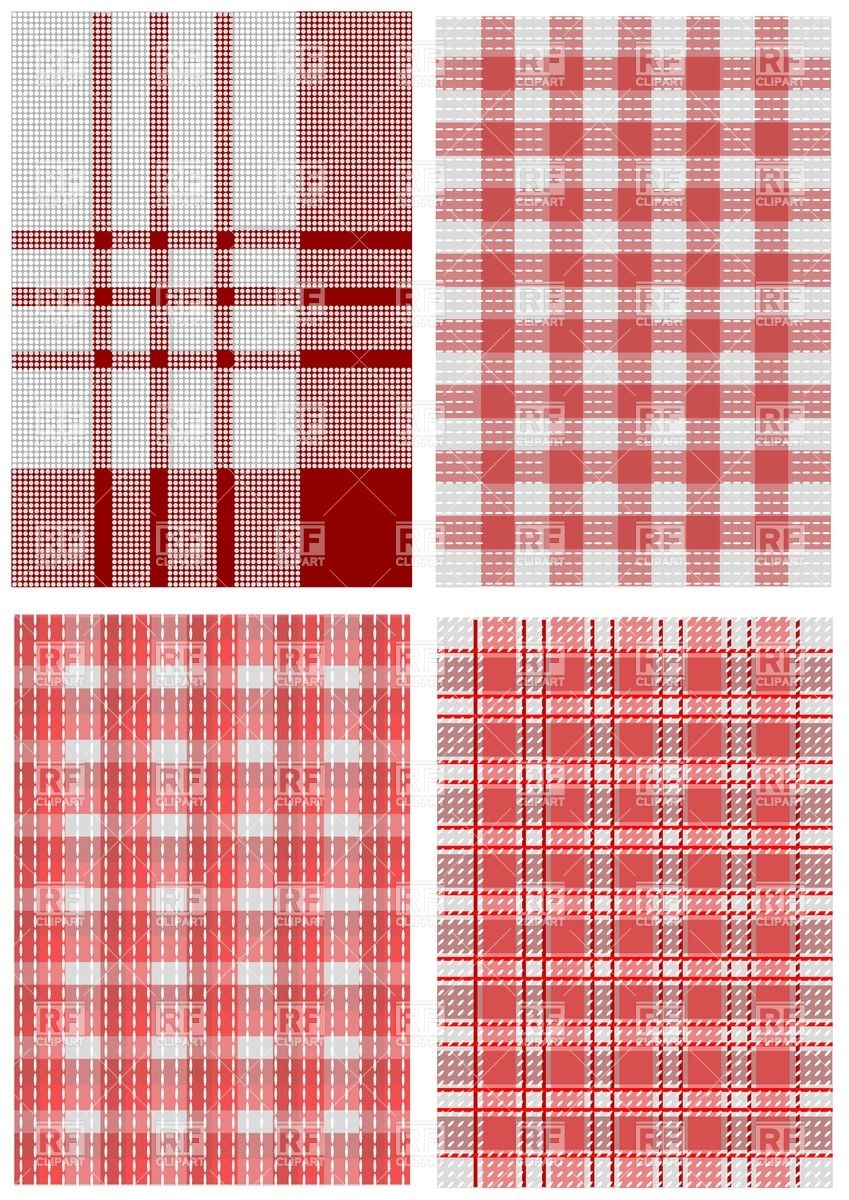849x1200 White And Red Checkered Tablecloth Vector Image Of Backgrounds