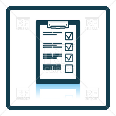 400x400 Shadow Reflection Design Of Training Plan Tablet Icon Vector Image