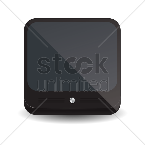 600x600 Tablet Icon Vector Image