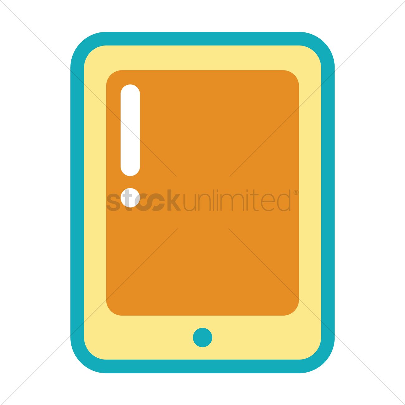 1300x1300 Digital Tablet Icon Vector Image