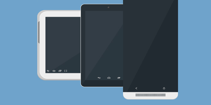 700x350 Android Smartphone And Tablet Vectors