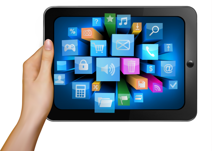 700x500 Tablet Pc Png Vector, Clipart