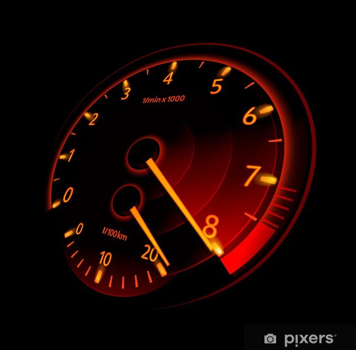 700x689 Tachometer Vector Illustration Sticker We Live To Change