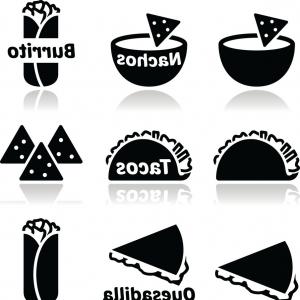 300x300 Nachos Icon Vector Isolated On White Background Logo Concept