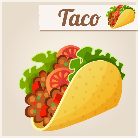 Taco Vector Design Free Download 460x460 Taco Vector Design Free Download