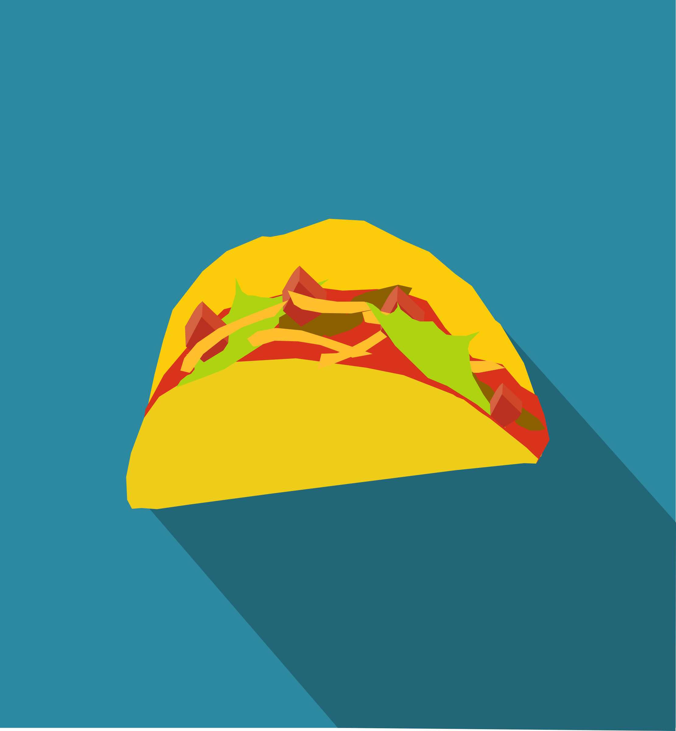 2221x2400 Taco Food Drawing Image