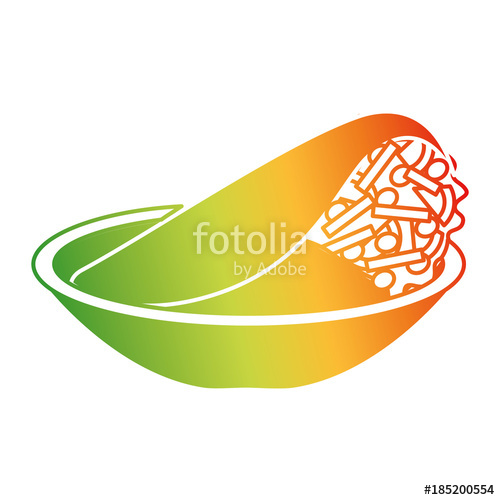 500x500 Dish With Delicious Mexican Food Tacos Vector Illustration Design