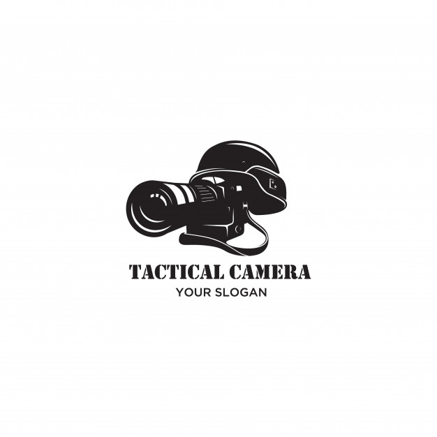 626x626 Tactical Camera War Silhouette Logo Vector Premium Download