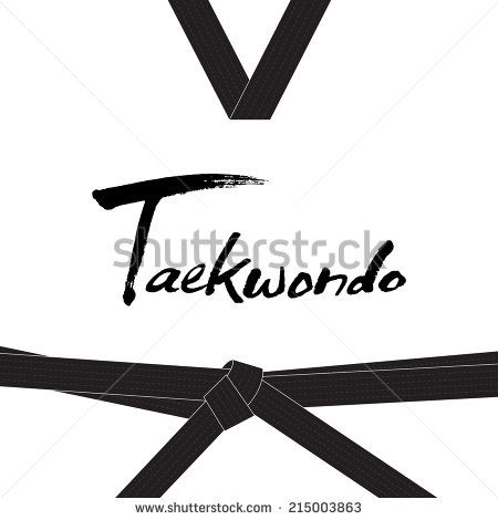450x470 Taekwondo Handwritten Letter That Used A Brush In Asian Style