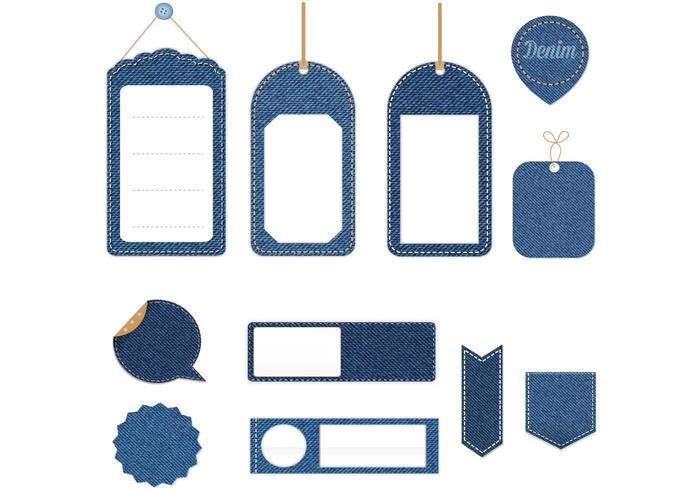 700x490 Denim Tag Vector Pack