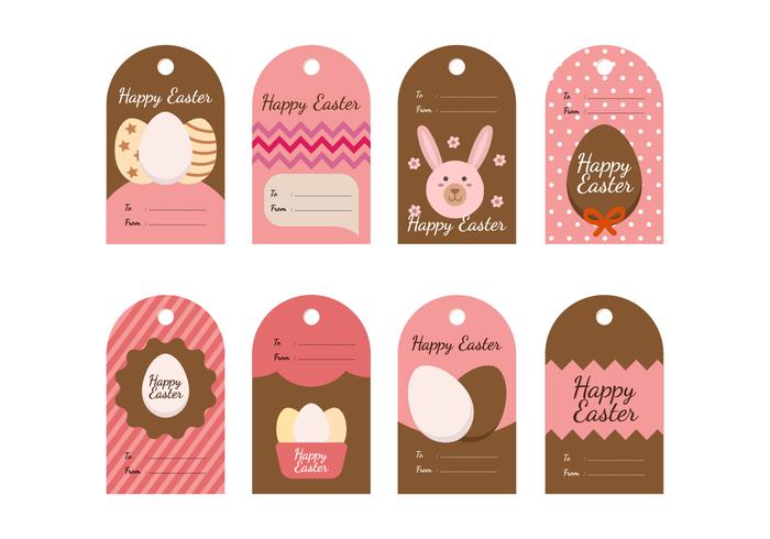 700x490 Free Easter Gift Tag Vector Collections