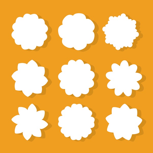 600x600 White Flower Tag Vector Graphics My Free Photoshop World