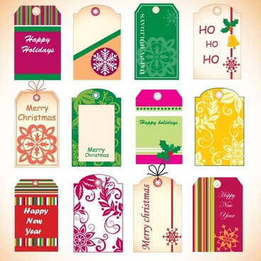 368x368 Christmas Tag Vector Free Vector Download