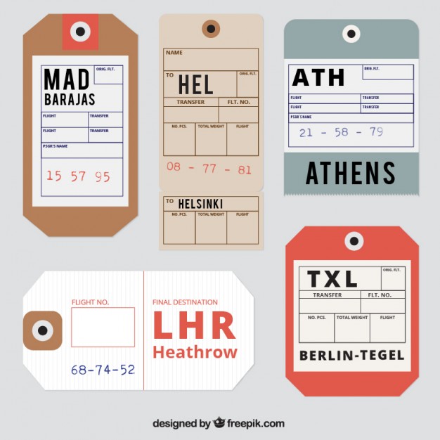 626x626 Luggage Tag Vectors, Photos And Free Download