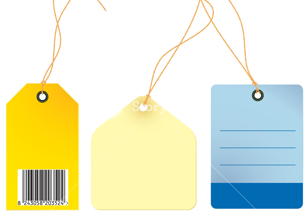 1000x699 Luggage Vector Tags Royalty Free Stock Image