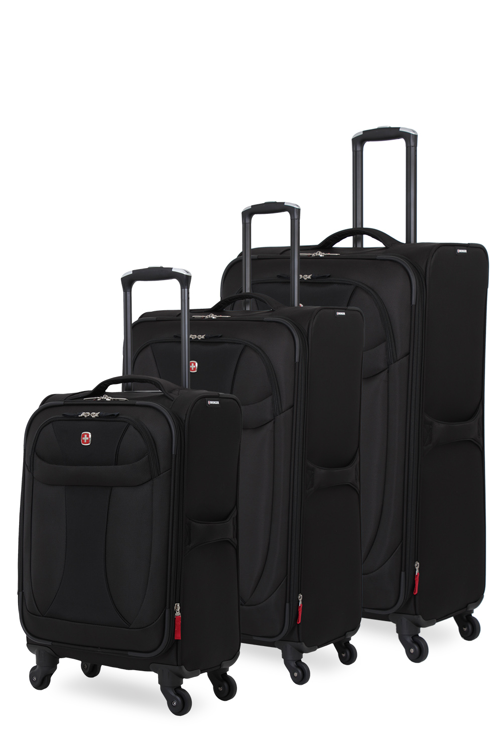 1000x1500 Swissgear Expandable Liteweight Spinner Luggage Set