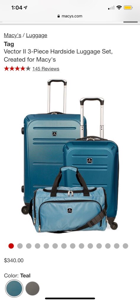 474x1024 Tag Vector Ll Piece Luggage Set Brand New Usado En Venta En