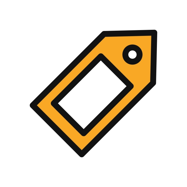 640x640 Tag Vector Icon, Tag, Prise, Free Png And Vector With Transparent