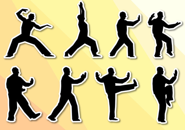 Tai Chi Silhouettes Vector Free Vector Download Cannypic 632x443 Tai Chi Silhouettes Vector Free Vector Download Cannypic