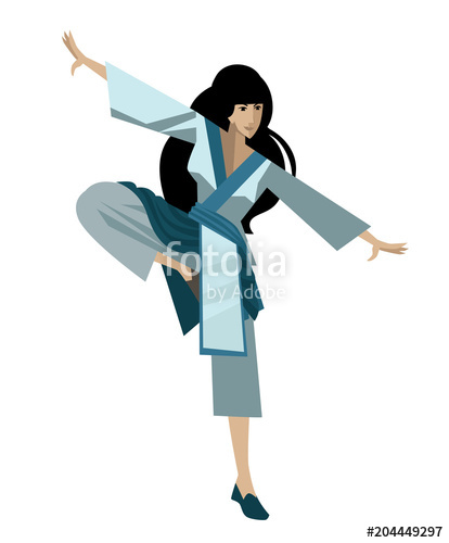Tai Chi Martial Arts Woman Stock Image And Royalty Free Vector 414x500 Tai Chi Martial Arts Woman Stock Image And Royalty Free Vector