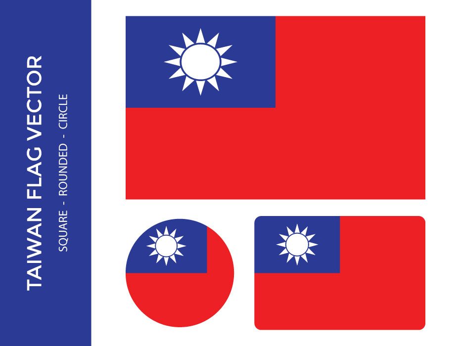 Taiwan Flag Vector Frebers 930x700 Taiwan Flag Vector Frebers