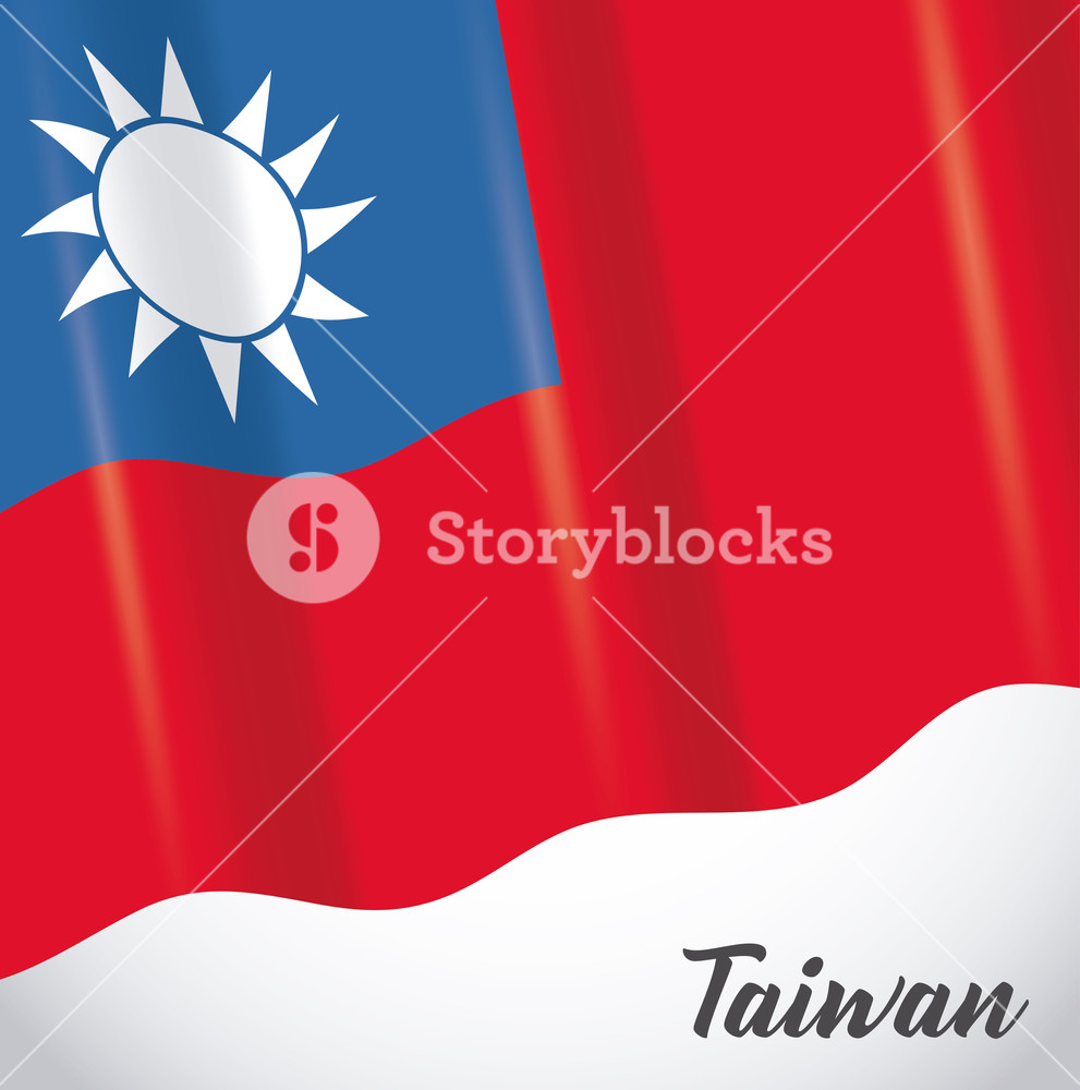 Taiwan Flag Design Colorful Design Vector Illustration Royalty 991x1000 Taiwan Flag Design Colorful Design Vector Illustration Royalty