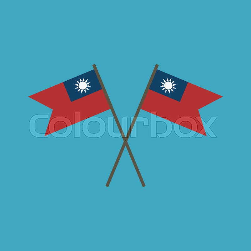 Taiwan Flag Icon In Flat Design Stock Vector Colourbox 800x800 Taiwan Flag Icon In Flat Design Stock Vector Colourbox